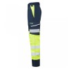 Leo Workwear Winsford Stretch Cargo Trousers Hi-Vis Yellow / Navy